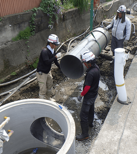 上下水道などの管工事